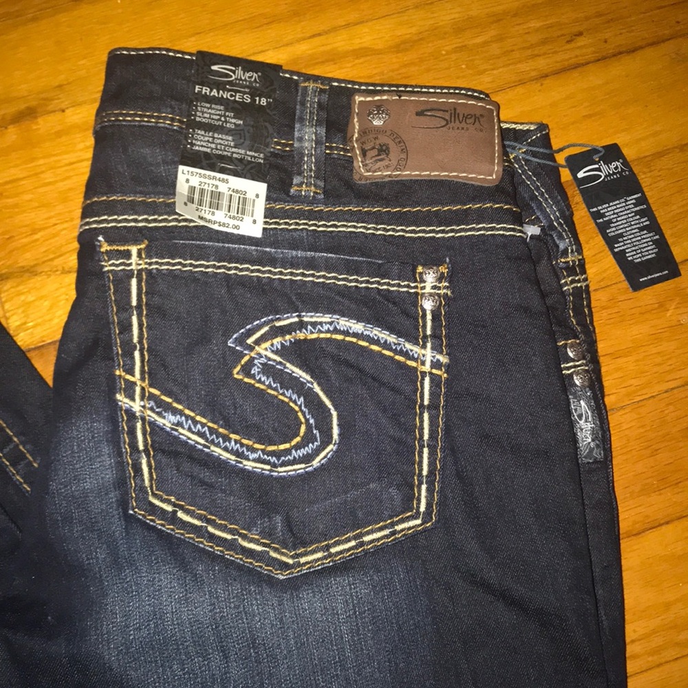 NWT SILVER brand jeans Frances style W31 L31
